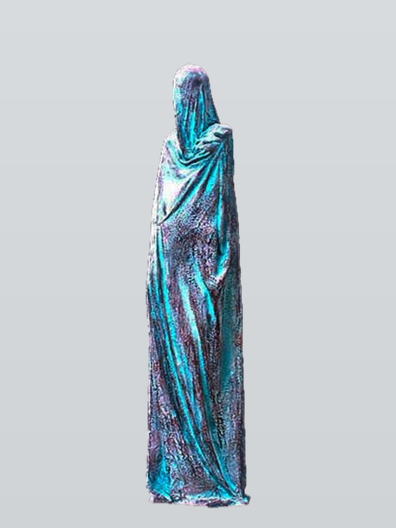 Later deep-etched Tomorrow figure