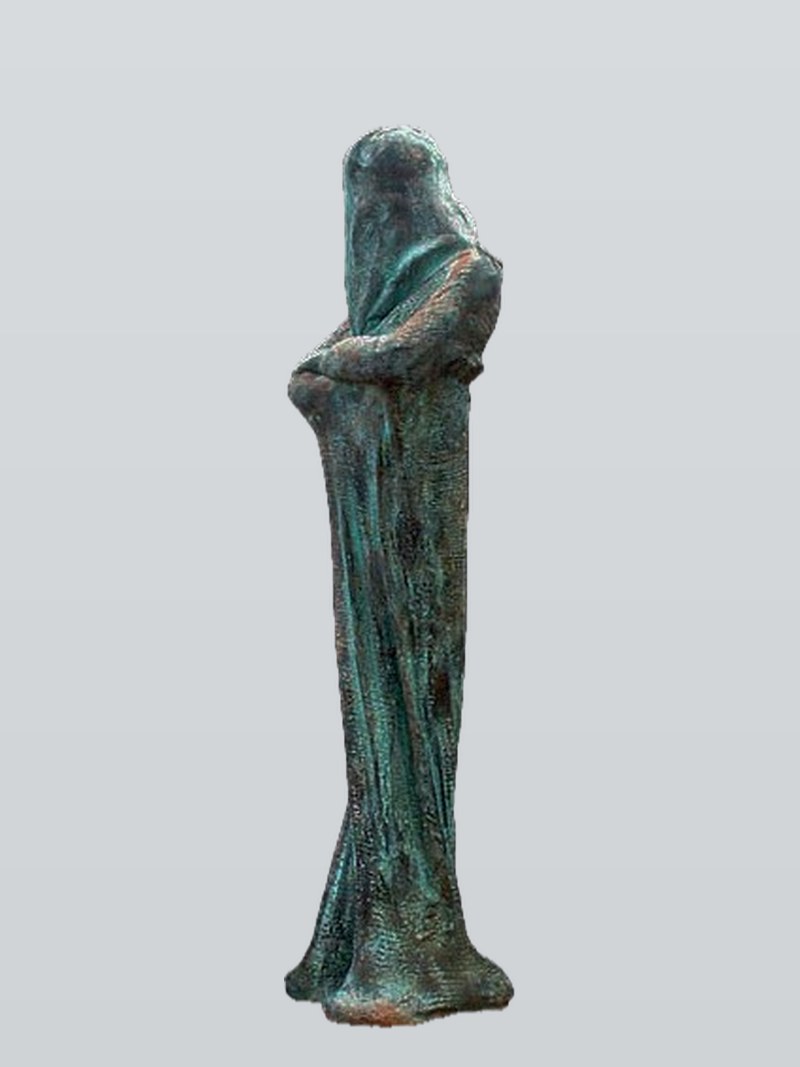 Later deep-etched Tomorrow figure