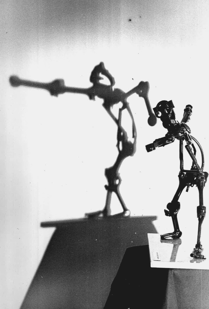 Man and shadow