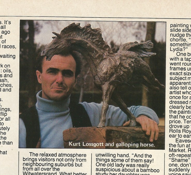 Kurt Lossgott and In Full Flight — STYLE Magazine, November 1982. | In Full Flight